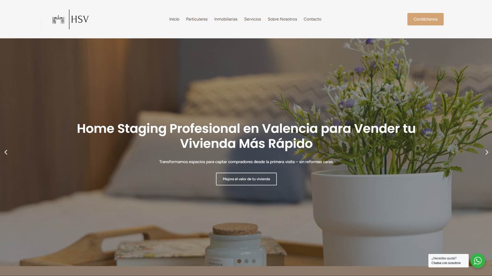 HomeStaging Valencia — posición #1 en Google para home staging en Valencia